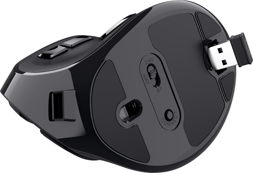 Trust Voxx ergonomisk mus Trådlös RF + Bluetooth
