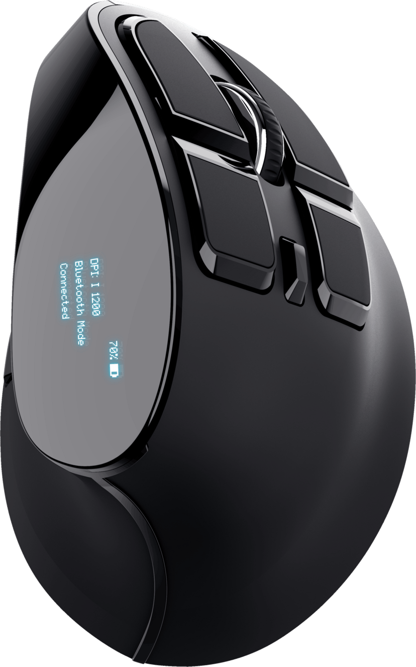 Trust Voxx ergonomisk mus Trådlös RF + Bluetooth