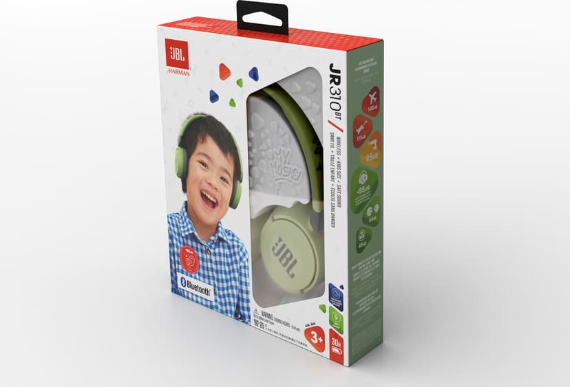 JBL JR310BT Stereo USB-C Vihreä