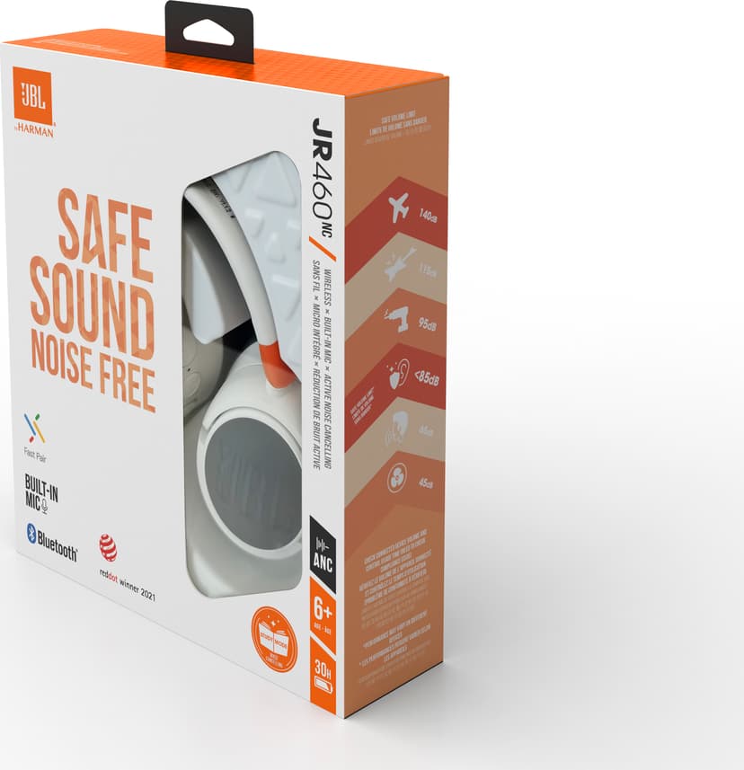 JBL JR 460NC Stereo USB-C Vit