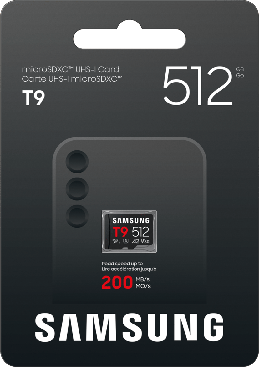Samsung T9 microSD card 512GB MicroSDHC UHS-I