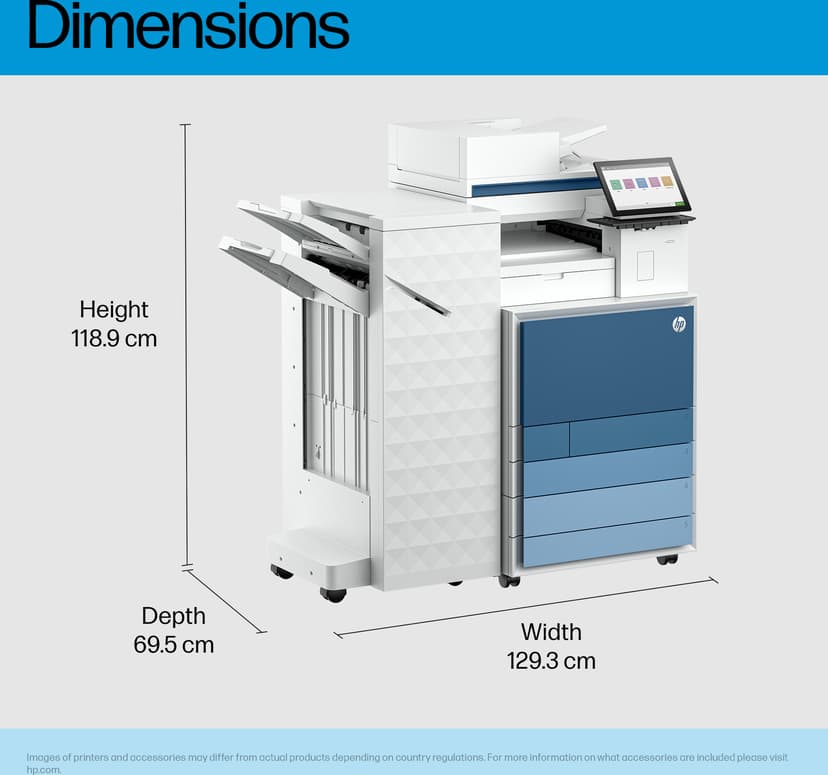HP Color LaserJet Enterprise Flow MFP 8801z+ A3