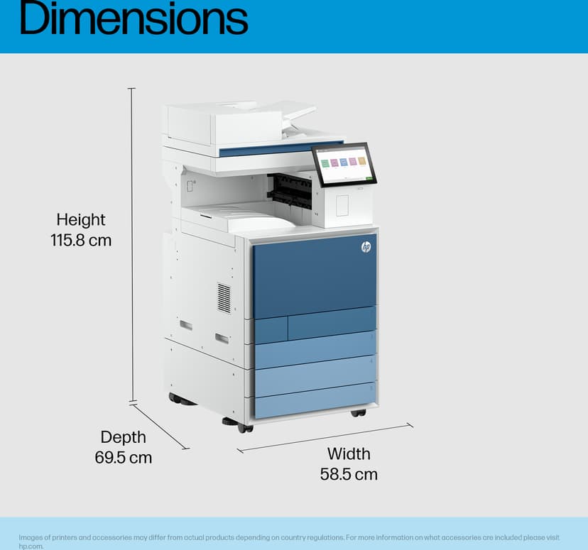 HP Color LaserJet Enterprise MFP 8801dn A3
