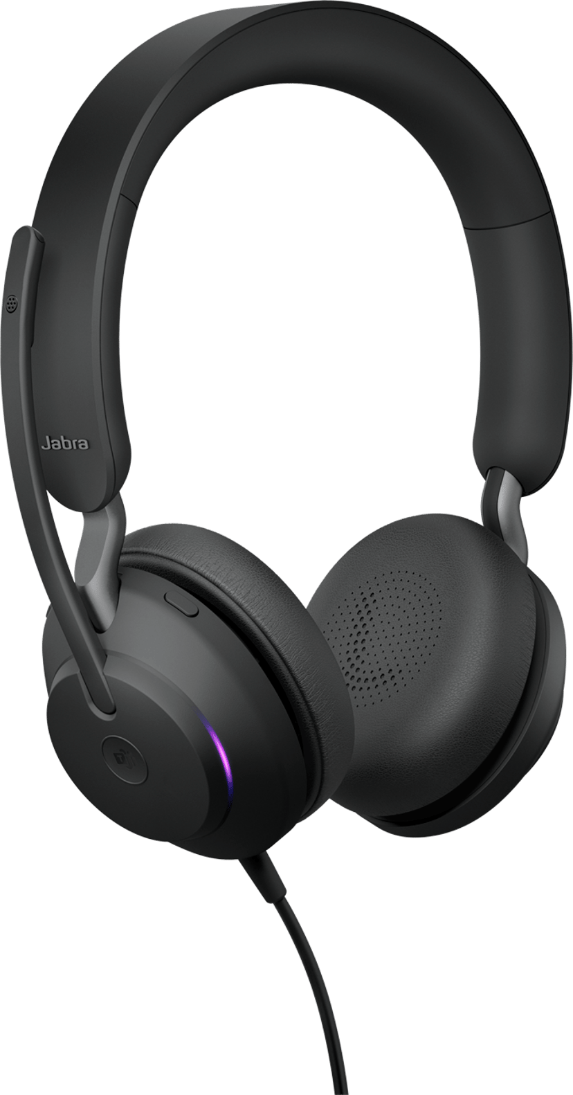 Jabra Evolve2 40 SE Stereo USB-A, USB-C Leading UC vendors,  meets Microsoft Teams Open Office requirements Svart