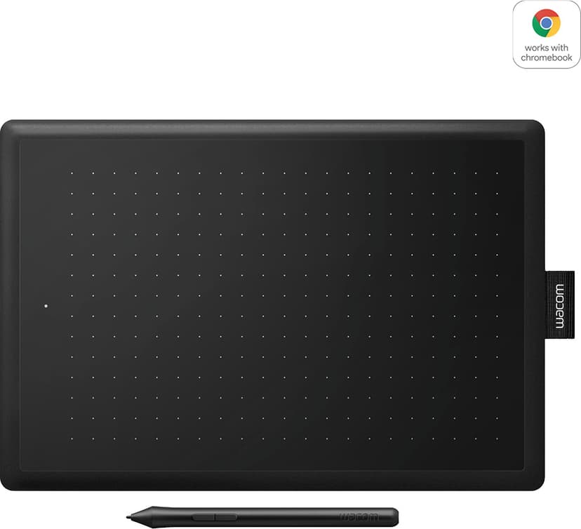 Wacom One by Medium grafische tablet Zwart 2540 lpi 216 x 135 mm USB