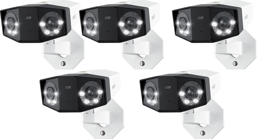 Reolink Duo Serie Duo 3 PoE 16MP Bullet Utomhus IP Säkerhetskamera 5-Pack