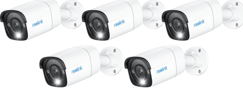 Reolink P340 4K 12MP Bullet PoE IP-Kamera 5-Pack