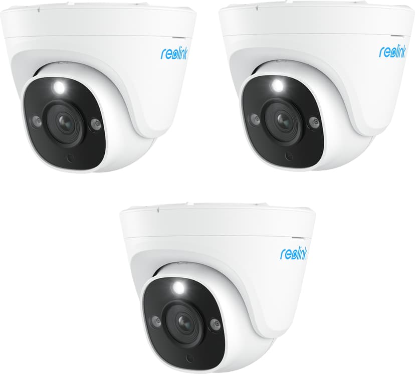 Reolink P344 (RLC-1224A) 12MP UHD POE CAMERA 3-PACK