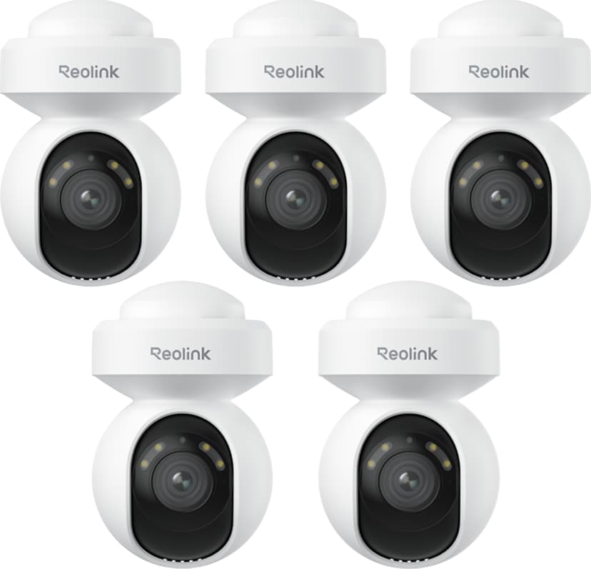 Reolink E Series E1 8MP PTZ PoE IP Kamera 5-Pack