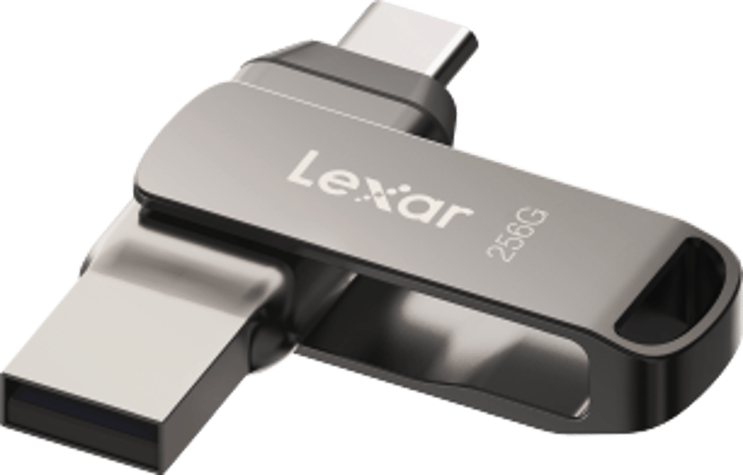 Lexar Jumpdrive Dual Drive D400 256GB USB-A / USB-C Grå
