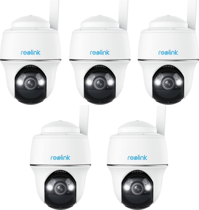 Reolink GO SERIES G430 2K 5MP WIRELESS OUTDOOR PT 5-PACK