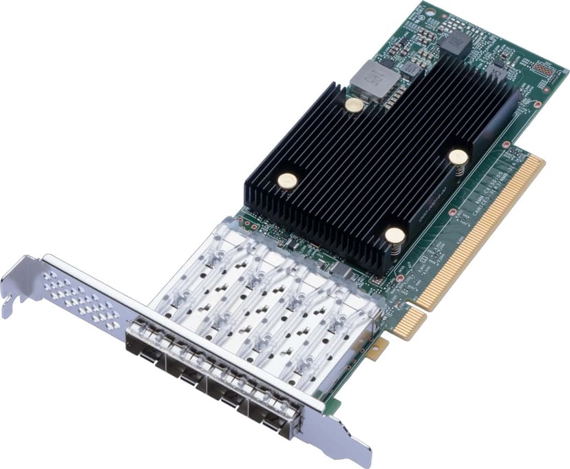 Broadcom P425G quad-poort 25 GbE PCIe SFP28 Ethernet-adapter