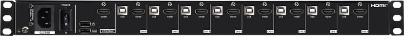 Aten 8-portars USB HDMI enkelskenig bredbilds-LCD KVM-switch