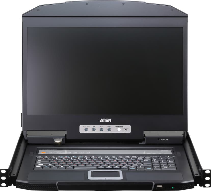 Aten 8-portars USB HDMI enkelskenig bredbilds-LCD KVM-switch