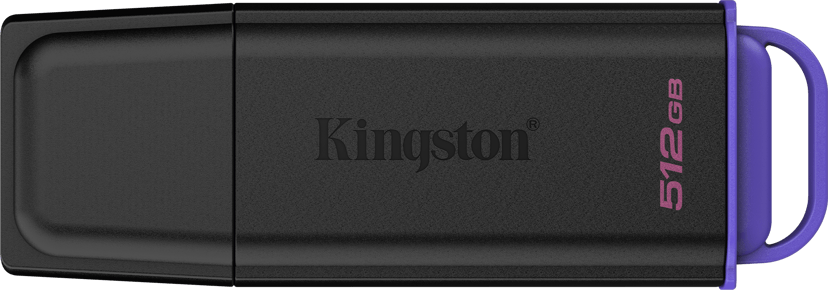 Kingston DataTraveler Exodia G2 512GB USB-A Sort, Violet