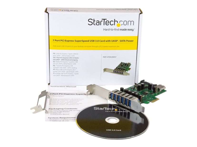 Startech 7-Port PCI Express USB 3.0 card