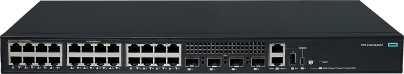 HPE Networking CW 2150 24xGbE 4x10GbE SFP+ Administrerad switch