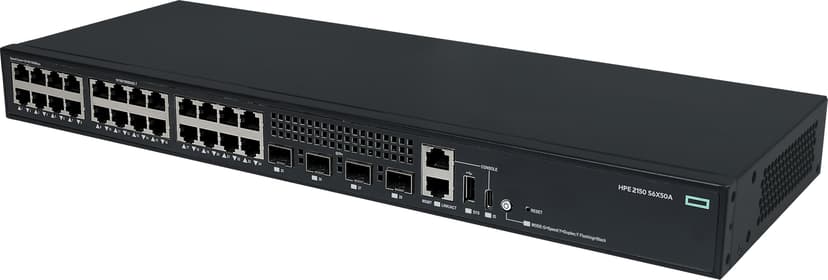 HPE Networking CW 2150 24xGbE 4x10GbE SFP+ Administrerad switch