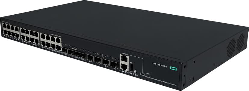 HPE Networking CW 2150 24xGbE PoE+ 405W 4xGbE Combo SFP 4x10GbE SFP+ Managed Switch