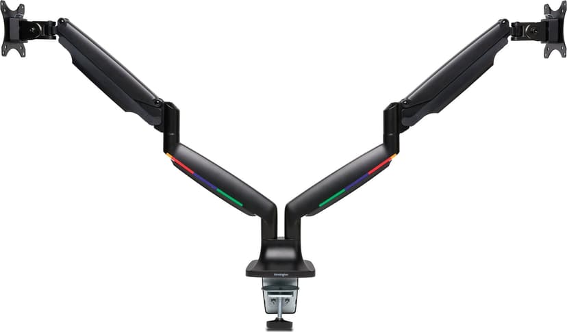 Kensington SmartFit One-Touch Dual Arm Justerbar Svart