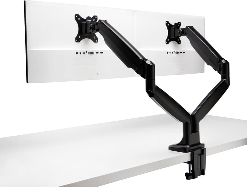 Kensington SmartFit One-Touch Dual Arm Adjustable Black