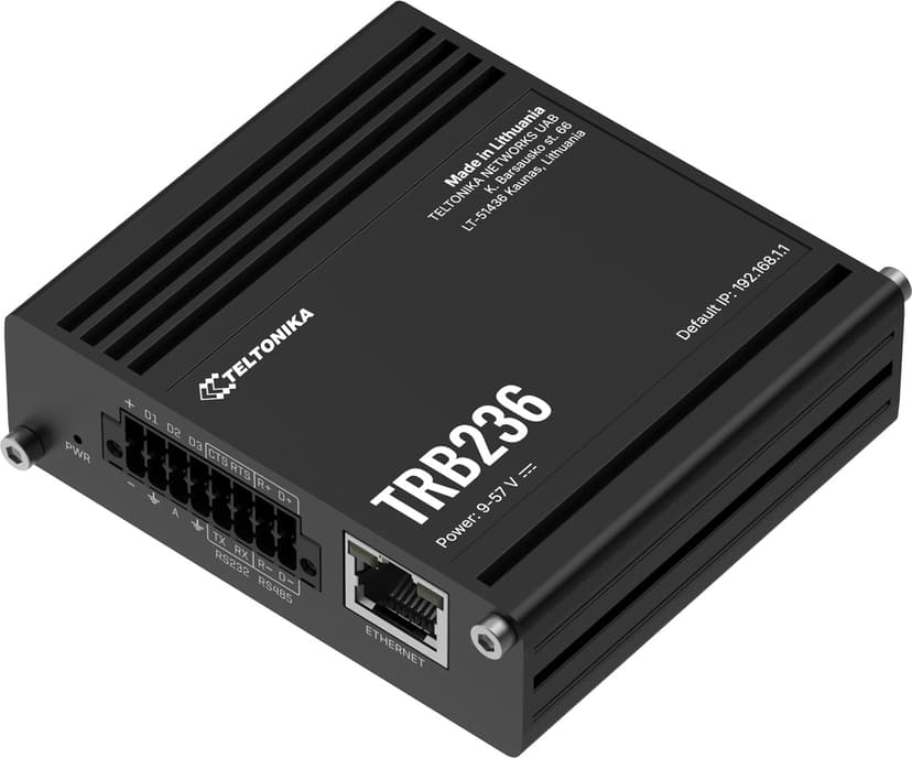 Teltonika TRB236 Industrial LTE 450 Cat 4 IoT Gateway