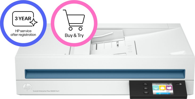 HP ScanJet Enterprise Flow N6600FNW1 A4
