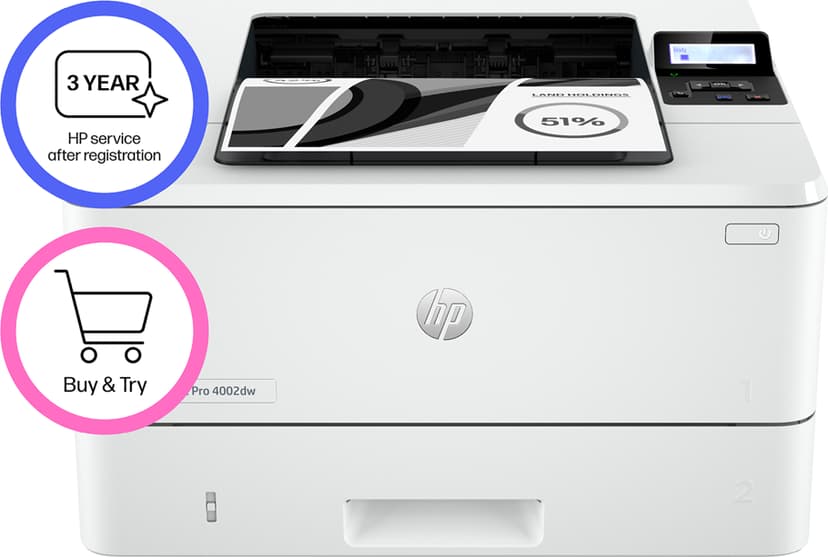 HP LaserJet Pro 4002DW A4