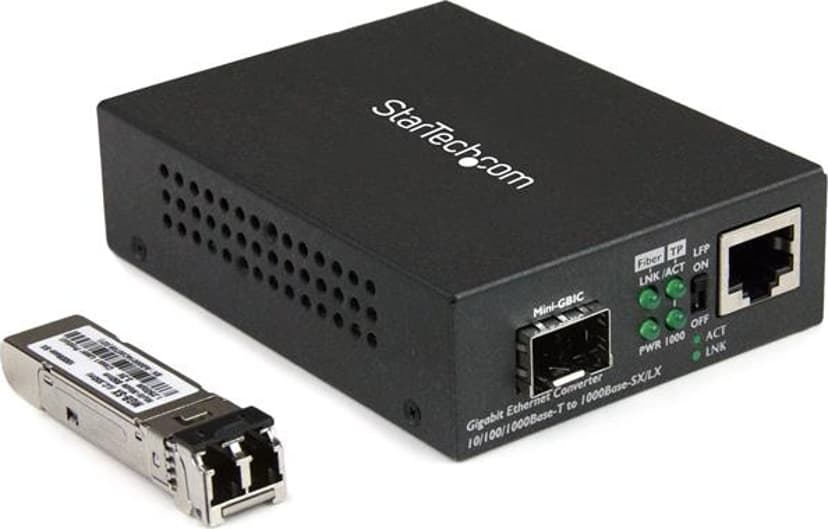 Startech Gigabit Ethernet Fiber Media Converter
