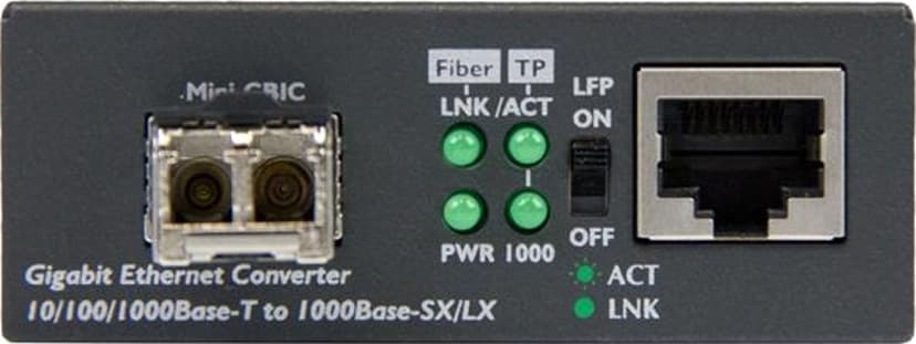 Startech Gigabit Ethernet Fiber Media Converter