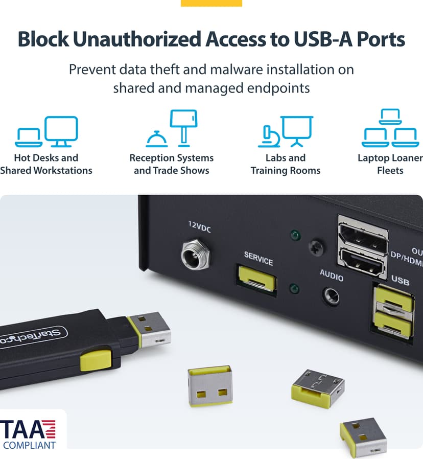 Startech USB-A-portblockeringsnyckel