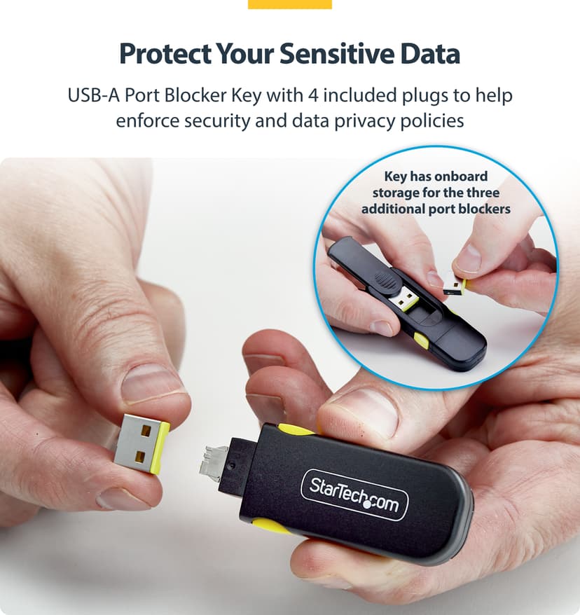 Startech USB-A-portblockeringsnyckel