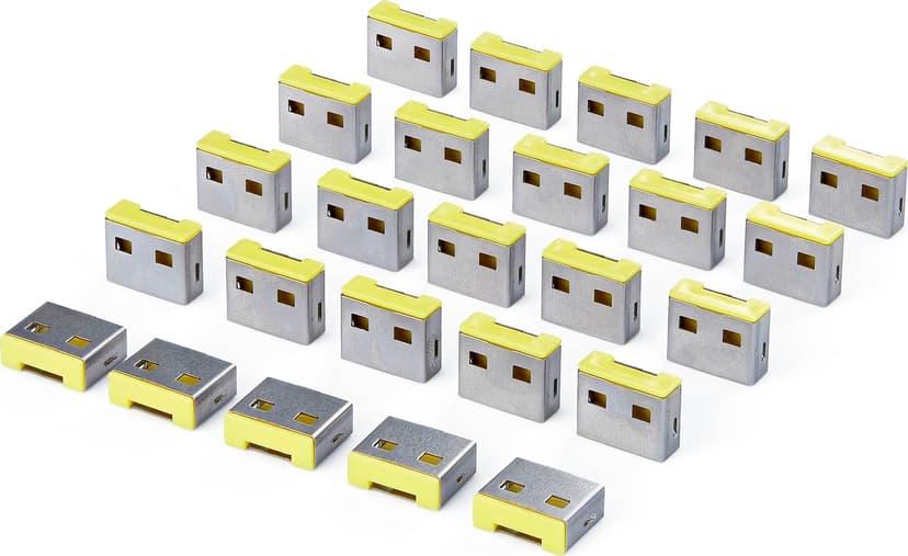 Startech USB-A-portblockeringspluggar 25-pack