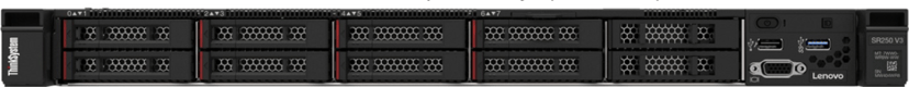 Lenovo ThinkSystem SR250 INTEL XEON 6353P 1x32GB 545-8I 1x800W