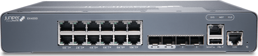 Juniper Networks EX4000-12P network switch Managed L2/L3 Gigabit Ethernet (10/100/1000)
