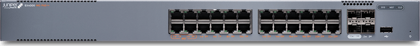 Juniper Networks EX4000-24T network switch Managed L2/L3 Gigabit Ethernet (10/100/1000) PoE 1U Grey