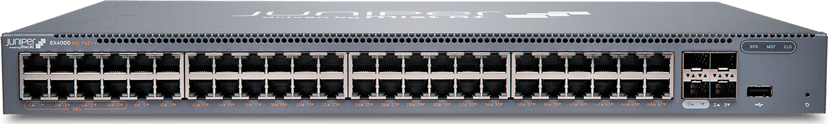 Juniper Networks EX4000-48MP network switch Managed L2/L3 Gigabit Ethernet PoE 1U Grey
