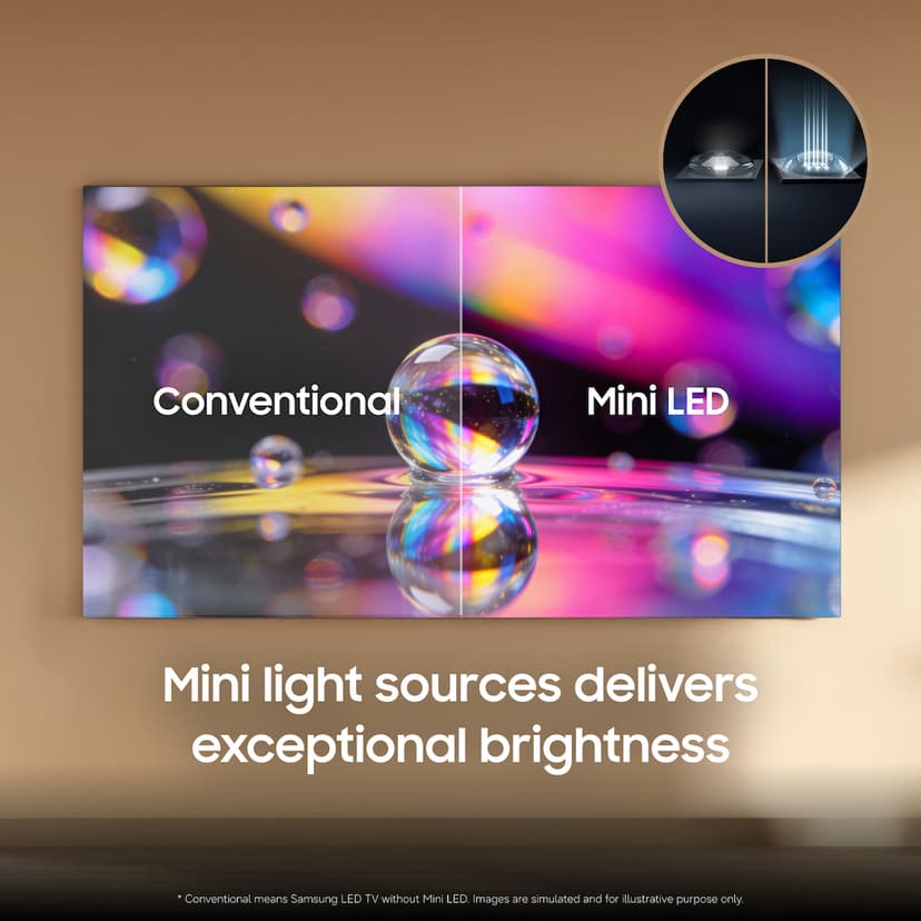Samsung M72H 75" 4K Mini LED Smart TV (2026)