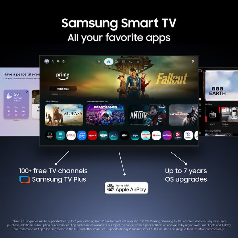 Samsung M72H 75" 4K Mini LED Smart TV (2026)