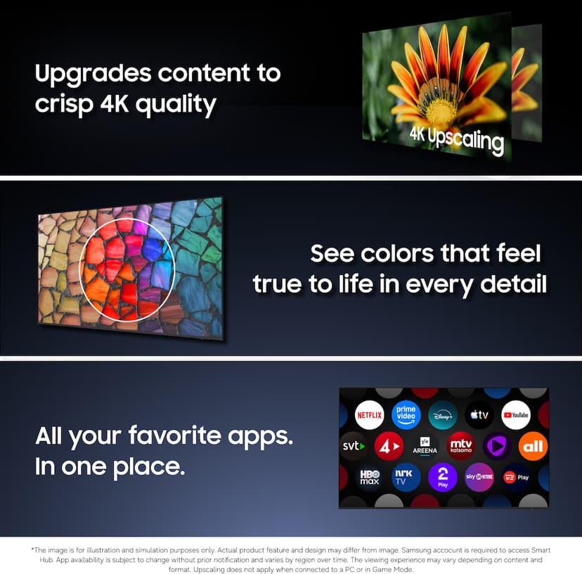 Samsung M72H 43" 4K Mini LED Smart TV (2026)
