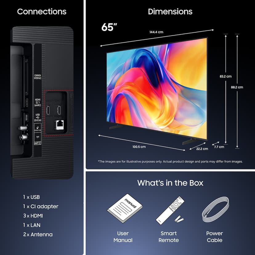 Samsung M72H 65" 4K Mini LED Smart TV (2026)