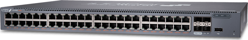 Juniper Networks EX4000-48P network switch Managed L2/L3 Gigabit Ethernet PoE 1U Grey