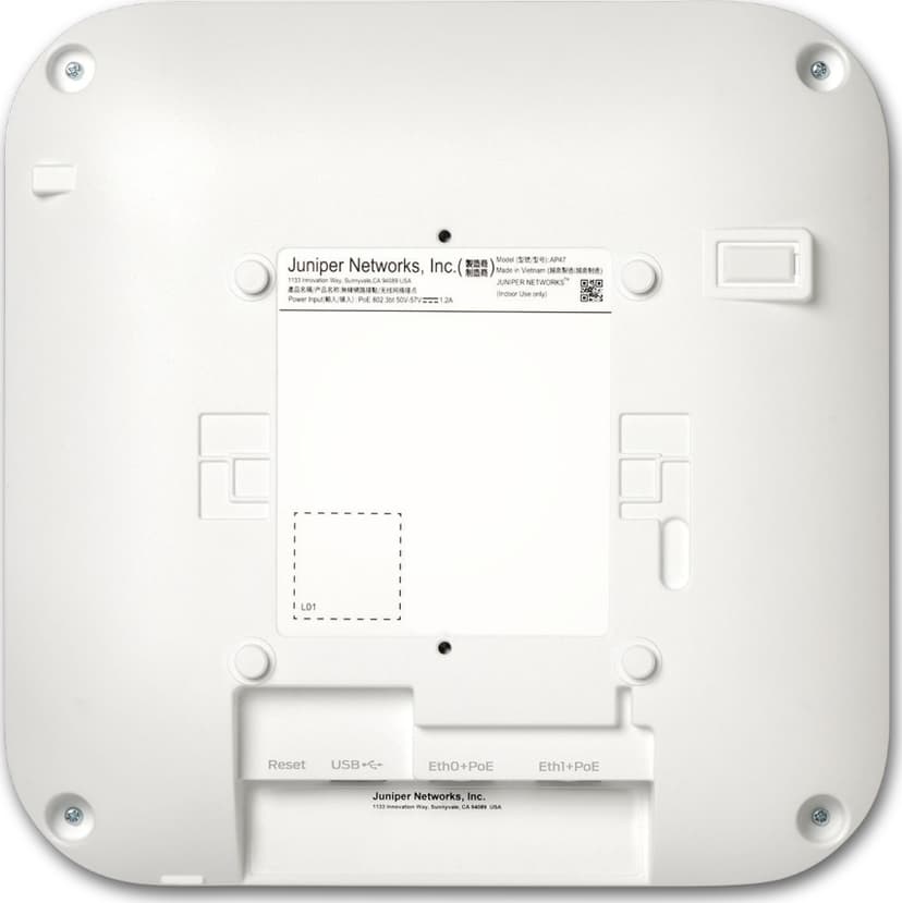 Juniper Networks AP47 Multi-Gigabit WiFi 7 PoE-aksesspunkt
