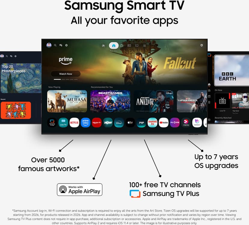 Samsung The Frame 43" 4K QLED Smart TV (2026)