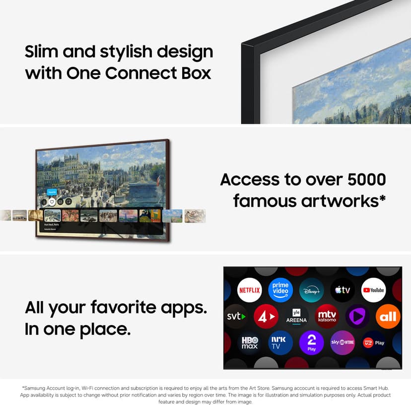 Samsung The Frame 43" 4K QLED Smart TV (2026)