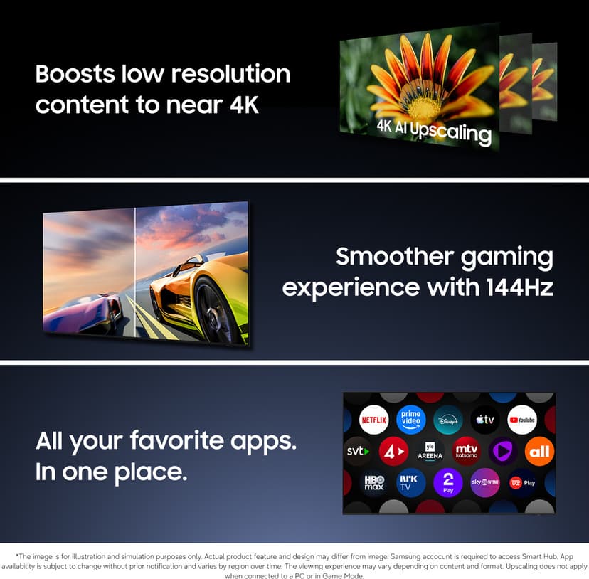 Samsung R85H 55" 4K Micro RGB Smart TV (2026)