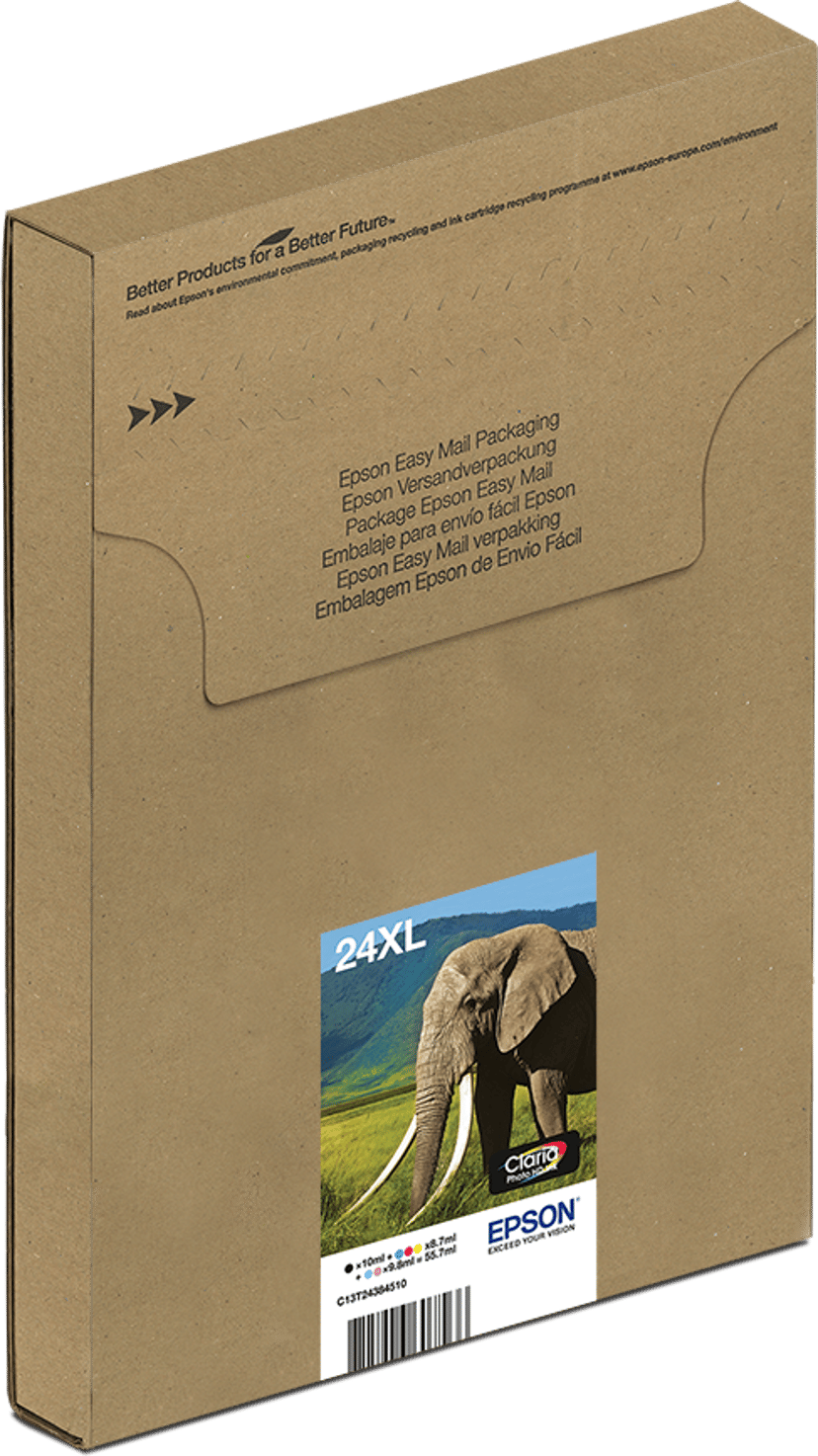 Epson 24xl Multipack Easy Mail Packaging - 6-pack