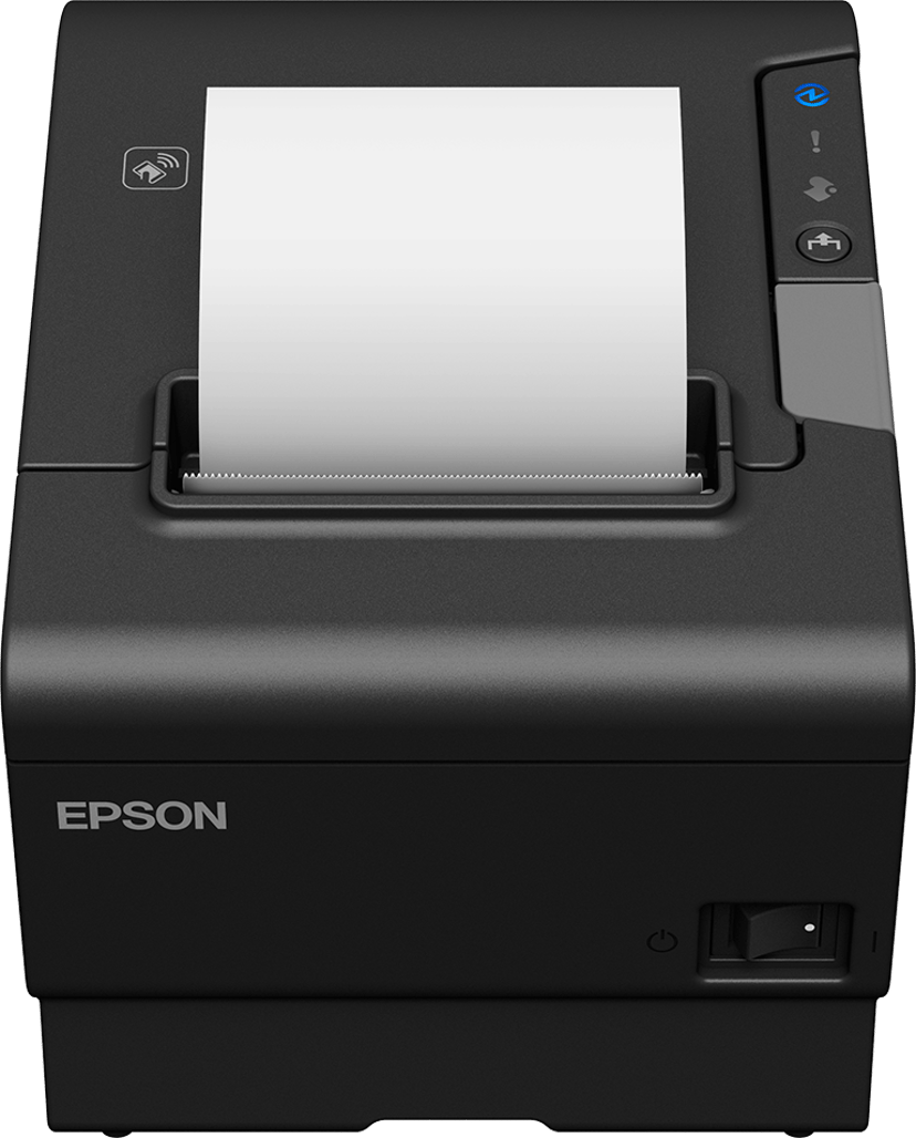 Epson TM-T88VII (112) USB/RS232/Ethernet Buzzer Incl AC-Adapter Black