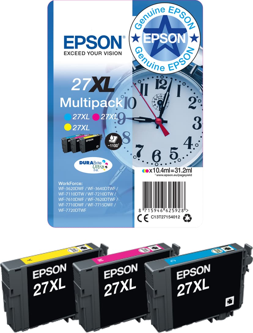 Epson Bläck Svart 27