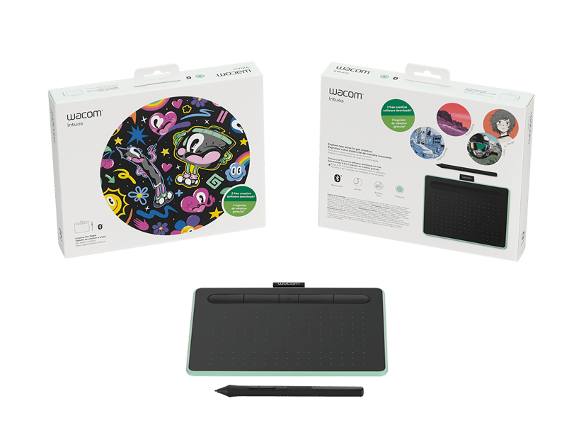 Wacom Intuos Pen Tablet Bluetooth Small Black/Green